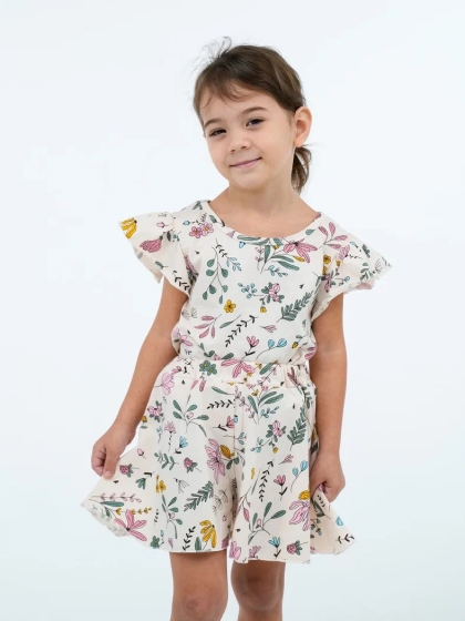 Костюм Юбка-шорты+футболка д\дев (кул)